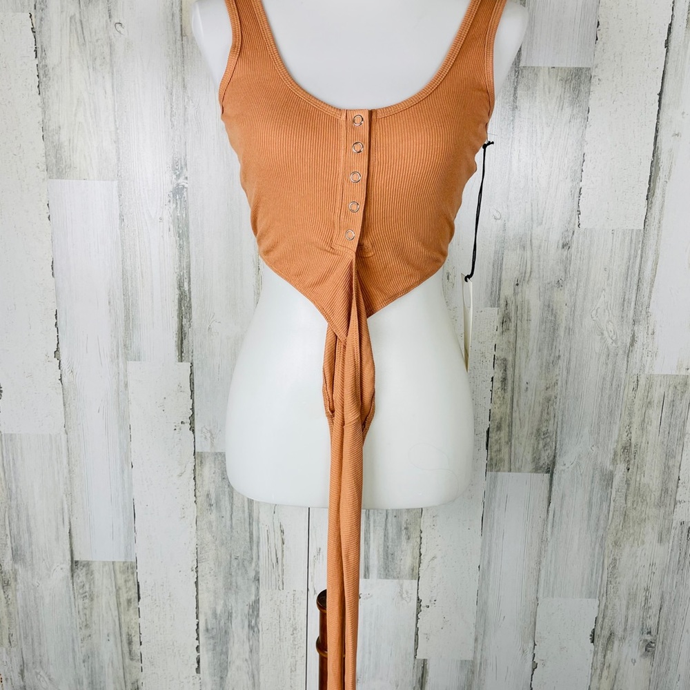 NWT ๐ PRIVACY PLEASE Orion Tank in Nude - Picture 7 of 8
